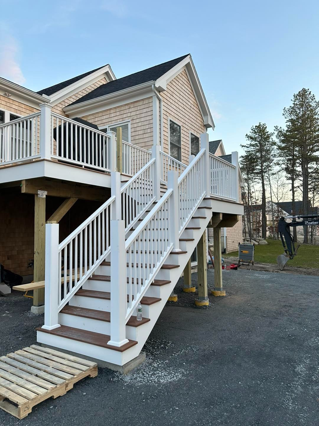 Custom stairs and railings work